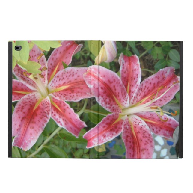 Stargazer Lilies Garden Floral Powis iPad Air 2 Case (Outside)