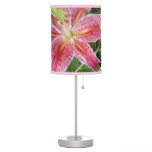 Stargazer Lilies Garden Floral Table Lamp