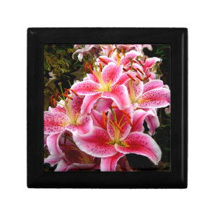 "Stargazer" Lilies Keepsake Box