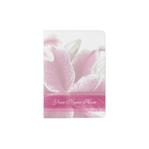 Stargazer Lilies Passport Holder