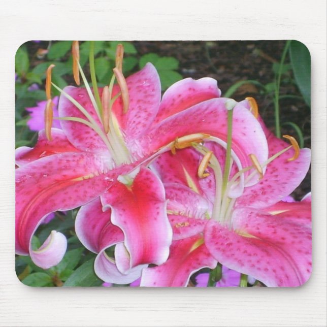 Stargazer Lillies Mousepad (Front)