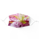 Stargazer Lily Bright Magenta Floral Adult Cloth Face Mask