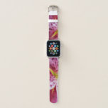 Stargazer Lily Bright Magenta Floral Apple Watch Band
