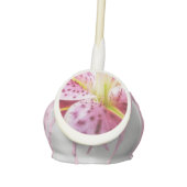 Stargazer Lily Bright Magenta Floral Cake Pops (Front)