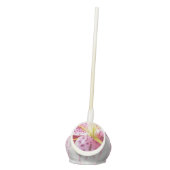 Stargazer Lily Bright Magenta Floral Cake Pops (Front)
