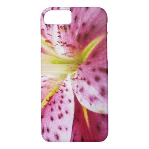 Stargazer Lily Bright Magenta Floral iPhone 87 Case