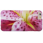 Stargazer Lily Bright Magenta Floral Barely There iPhone 6 Plus Case