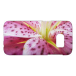Stargazer Lily Bright Magenta Floral Samsung Galaxy S7 Case