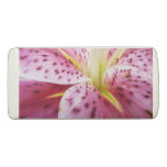 Stargazer Lily Bright Magenta Floral Eraser