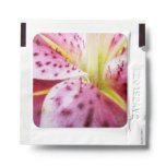 Stargazer Lily Bright Magenta Floral Hand Sanitizer Packet