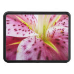 Stargazer Lily Bright Magenta Floral Hitch Cover