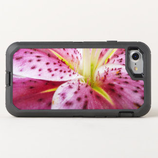 Stargazer Lily Bright Magenta Floral OtterBox Defender iPhone SE/8/7 Case