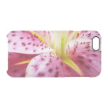 Stargazer Lily Bright Magenta Floral Clear iPhone 6/6S Case