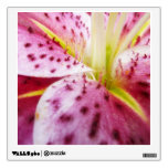 Stargazer Lily Bright Magenta Floral Wall Sticker