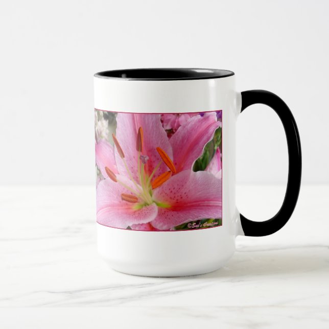 Stargazer Lily Mug (Right)