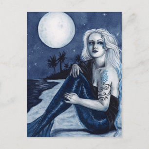Stargazer Mermaid Postcard