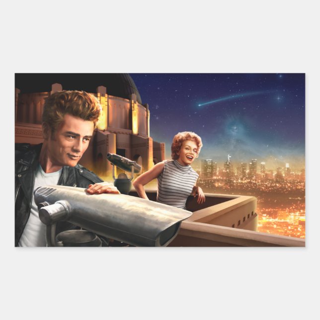 Stargazers Rectangular Sticker (Front)