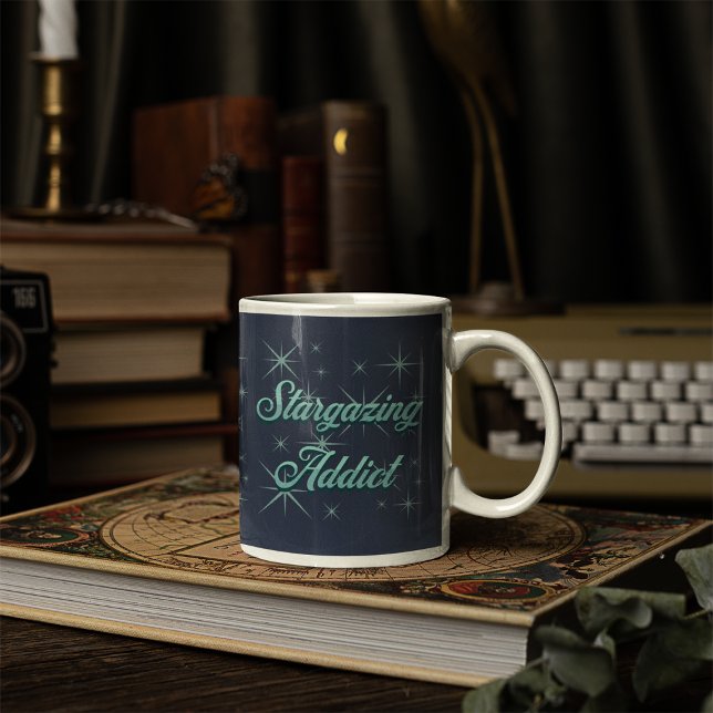 Stargazing Addict personalized camping outdoor Coffee Mug (Creator Uploaded)