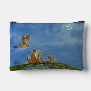 Stargazing Animals Zipper Pouch