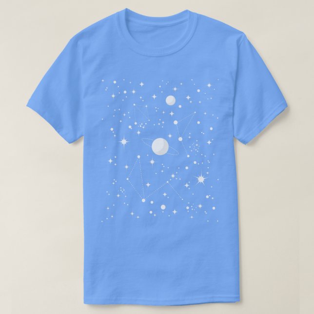 Stargazing  Astronomy Lover Astrological Constella T-Shirt (Design Front)