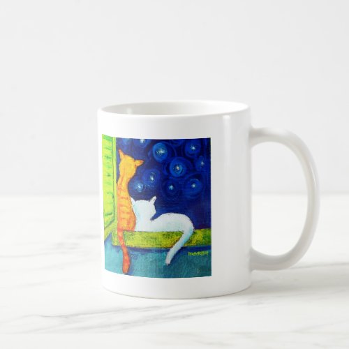 Stargazing Cats Coffee Mug