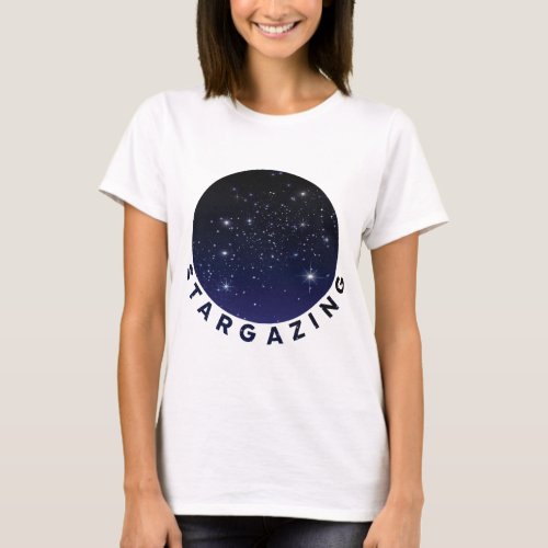 Stargazing Star Gazing Astronomy T_Shirt
