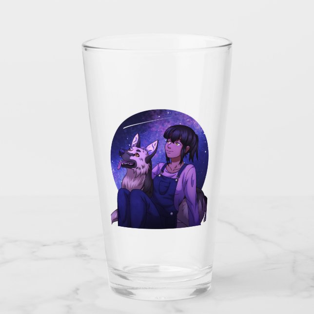 Stargazing with a Dog Glass (Front)