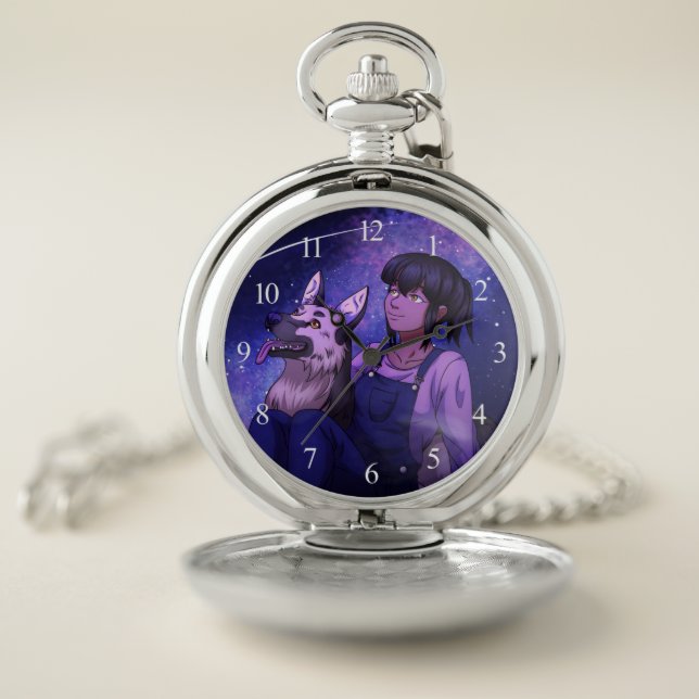 Stargazing with a Dog Pocket Watch (Inside)