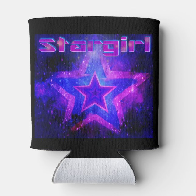 StarGirl - Purple And Black Koozie (Back)