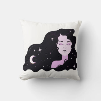 StarGirl Throw Pillow