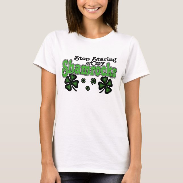 Staring at Shamrocks M77 T-Shirt (Front)