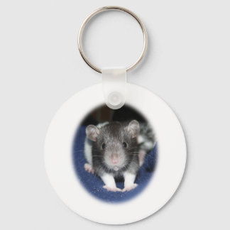 Staring Baby Rat Products Keychain