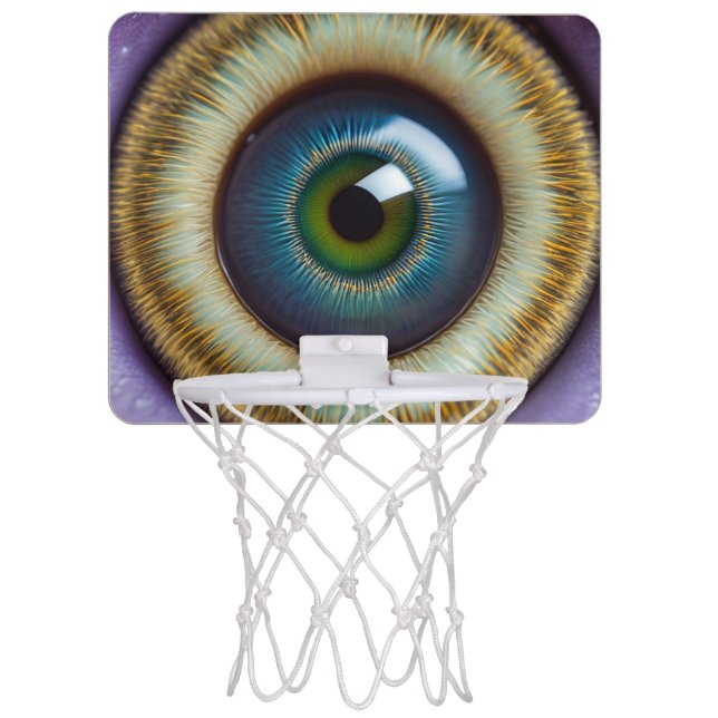 Staring Eyeball Mini Basketball Hoop (Front)