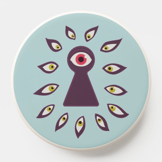 Staring Eyes Antisocial Anxiety Paranoid PopSocket (Popsocket)