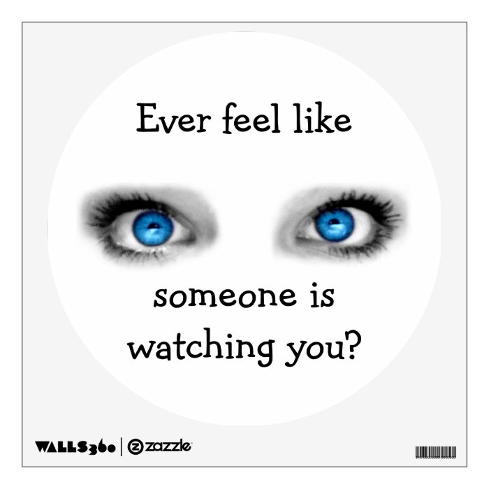 Staring Eyes Wall Decal