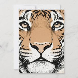 Staring Tiger Face, Tiger Invitation