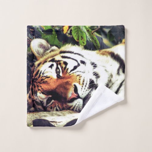 Staring Tiger Wash Cloth