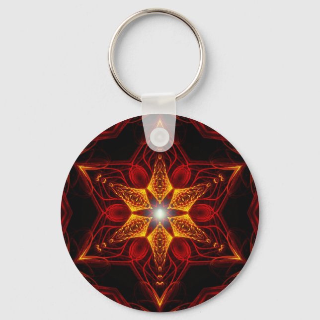 Staritual Fractal Keychain (Front)
