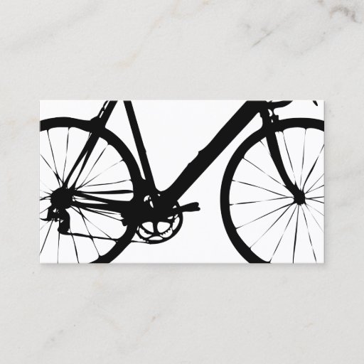 Customizable Stark Bicycle Business Cards