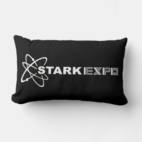Stark Expo Horizontal Logo Lumbar Pillow