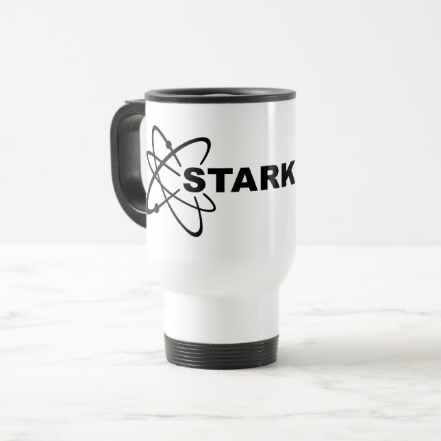 Stark Expo Horizontal Logo Travel Mug (Front Left)