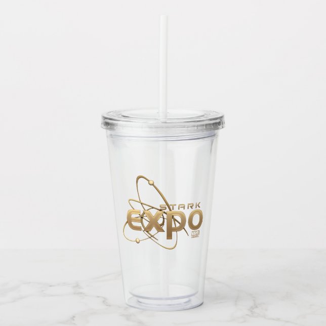 Stark Expo Stacked Logo Acrylic Tumbler (Front)