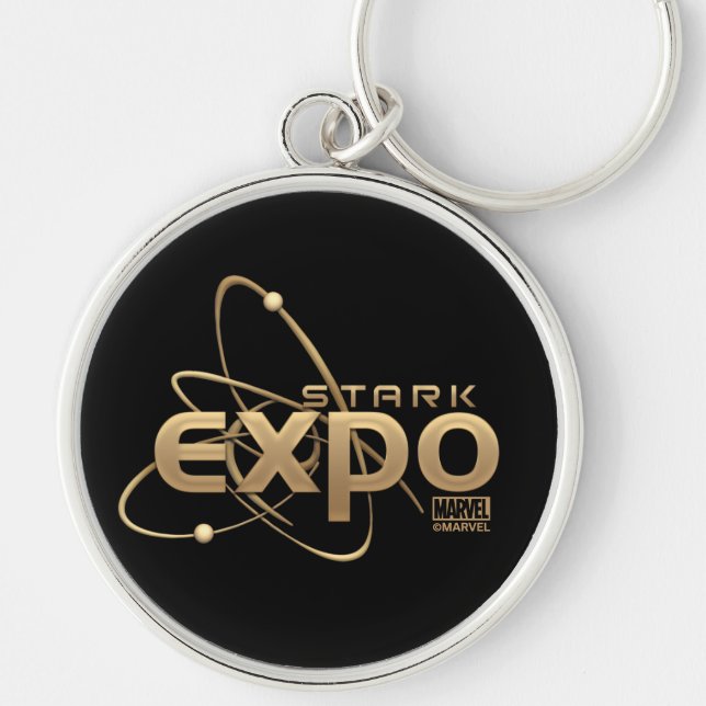 Stark Expo Stacked Logo Keychain (Front)