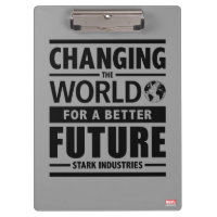 Stark Industries Changing The World Clipboard
