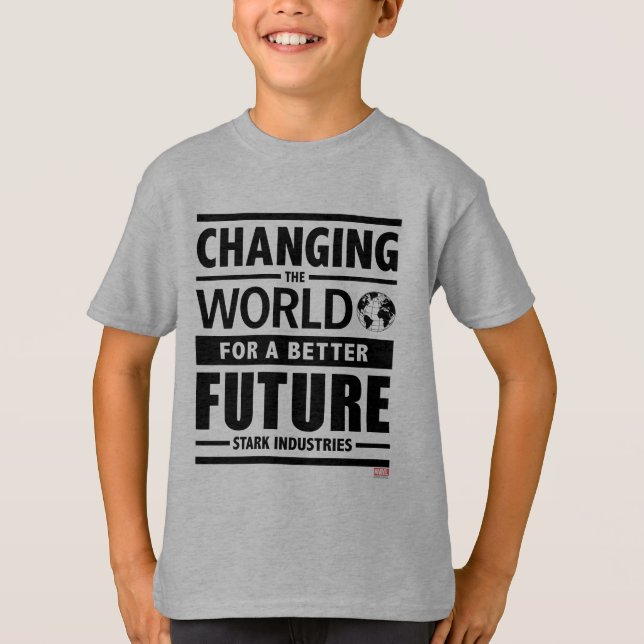 Stark Industries Changing The World T-Shirt (Front)