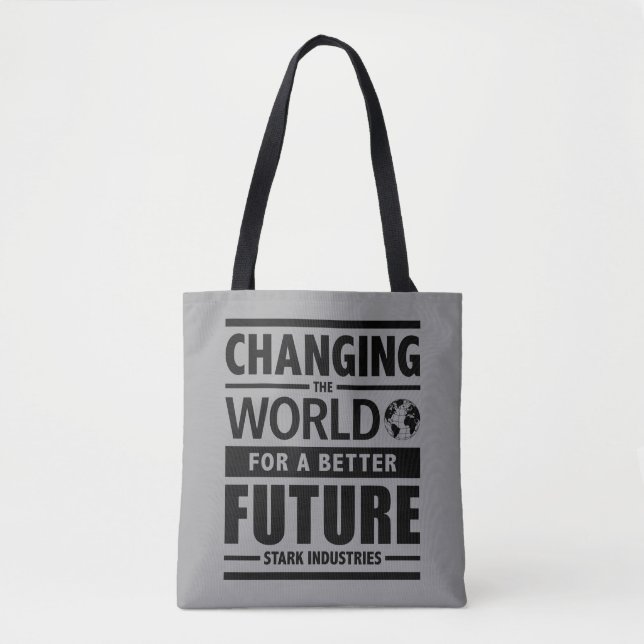 Stark Industries Changing The World Tote Bag (Front)
