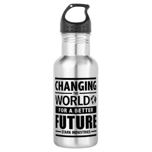 Stark Industries Changing The World Water Bottle