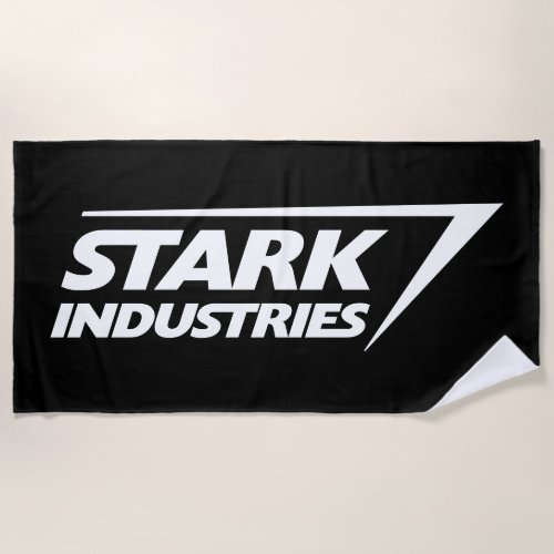 Stark Industries Logo Beach Towel