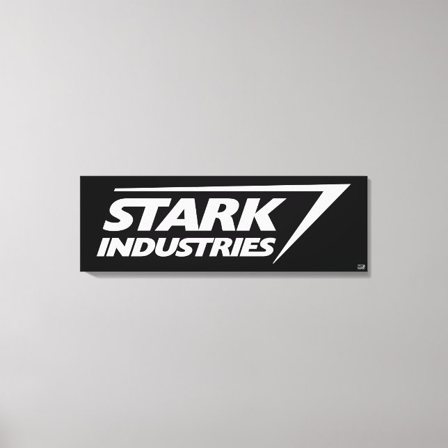 Stark Industries Logo Canvas Print (Front)