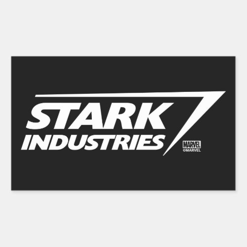 Stark Industries Logo Rectangular Sticker